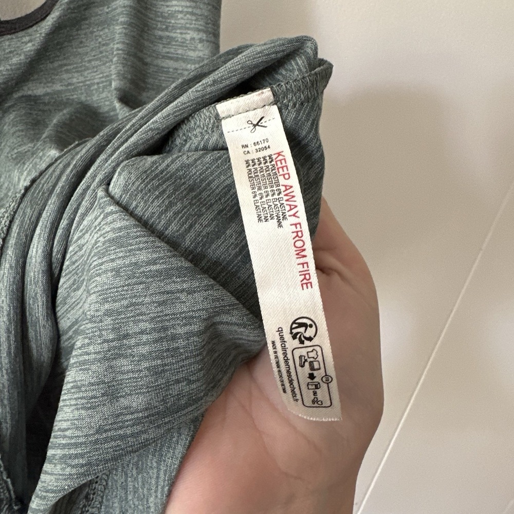 Free People Movement Run Fast Tank Top Heathered Gray Cropped Size XS Athletic - Picture 10 of 11